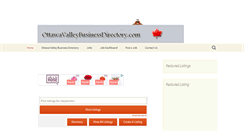 Desktop Screenshot of ottawavalleybusinessdirectory.com